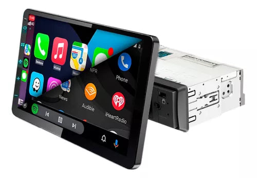 Central Multimídia Universal | Tela Rotativa e Flutuante Carplay Android 12 WIFI TOUCH 1DIN (PARA QUALQUER CARRO) + CÂMERA DE RÉ